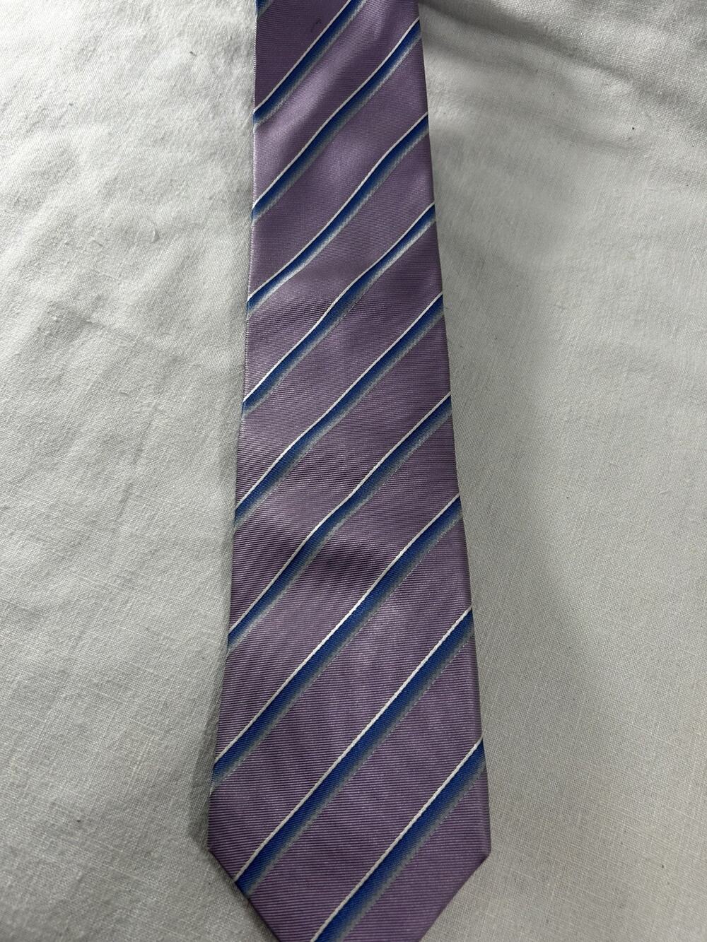 Boss Striped Classic Silk Tie - Made in Italy